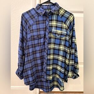 Split Colored Flannel - super warm